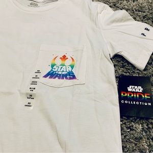 NWT Authentic Disney Parks Star Wars PRIDE T-Shirt Adult Size XS